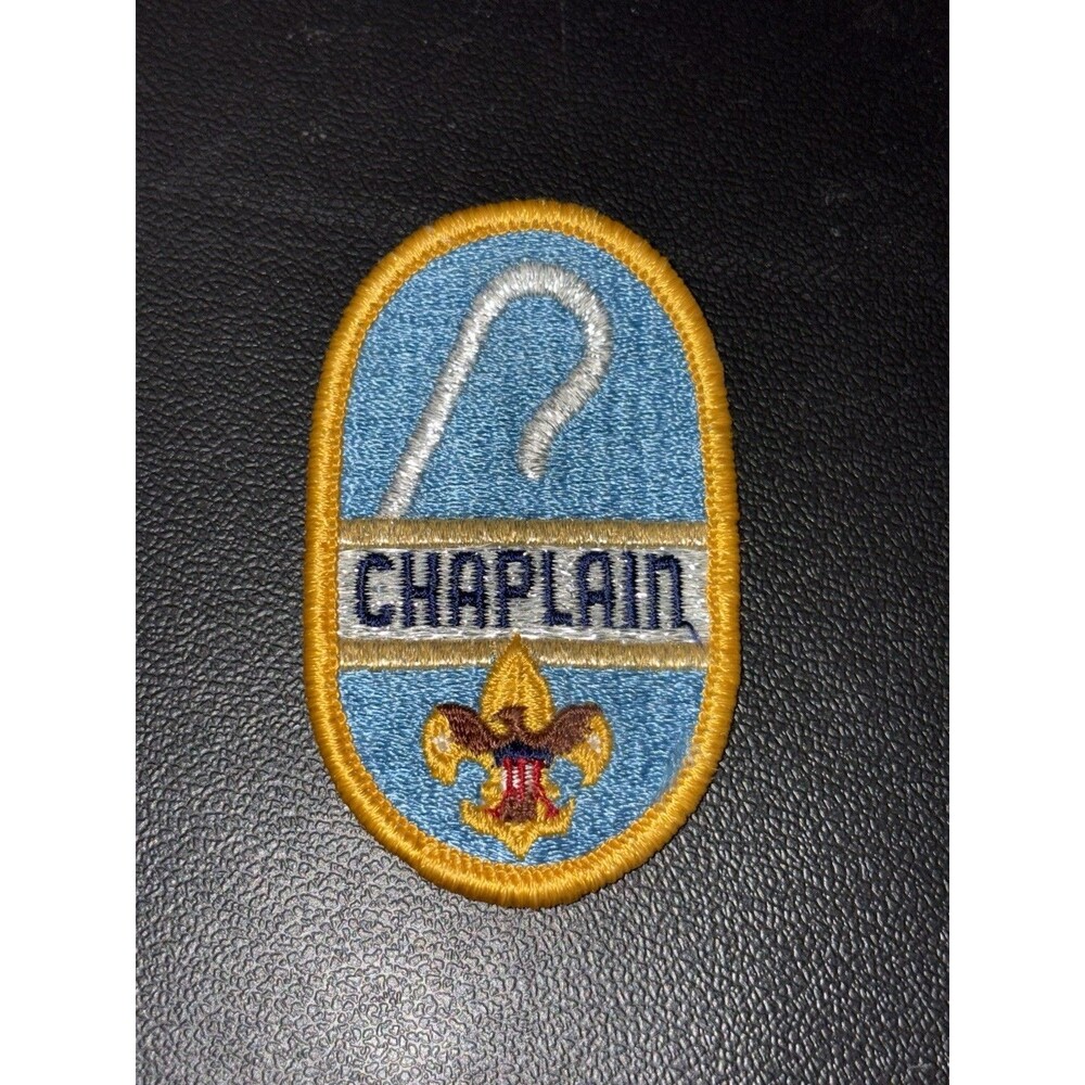 Vintage BSA Boy Scout CHAPLAIN Adult Leader Position Badge PATCH Uniform Emblem